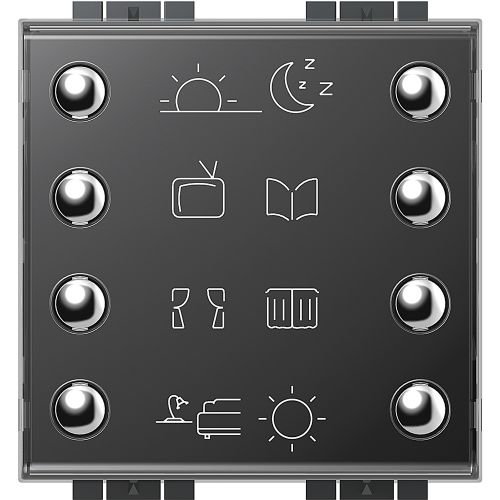 Livinglight MyHOME- Comando de 8 botões de pressão multifunções