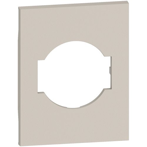 Living Now - Centro para tomadas bipasso Schuko/Itália (P40) - 3 módulos - Areia