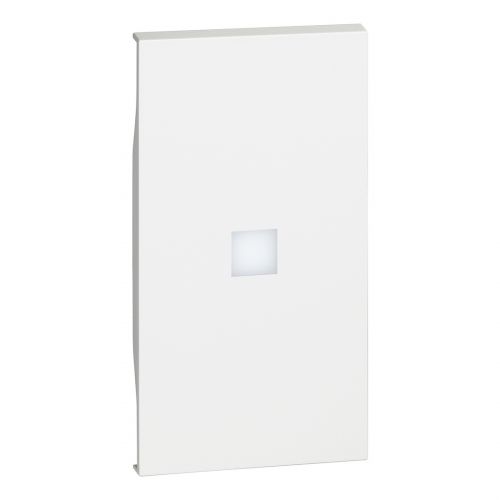 Living Now - Tecla com visor - alta luminosidade - 2 módulos - Branco