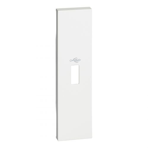 Living Now - Centro para tomada USB pré-conectorizada - 1 módulo - Branco
