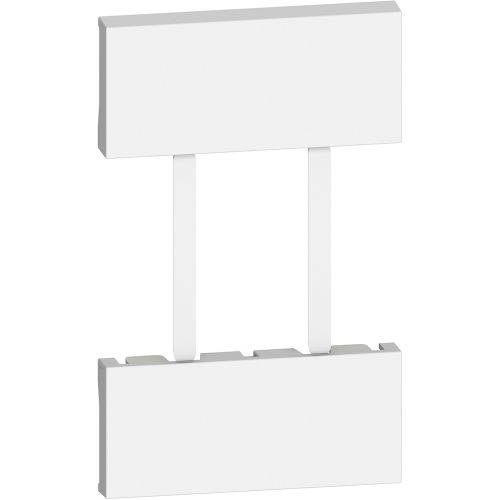 Living Now - Centro para tomadas standard Euro/US - 2 módulos - Branco