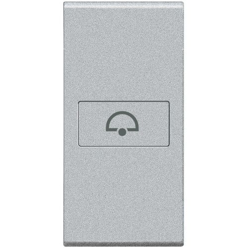Livinglight - Tecla axial com símbolo “Campainha” - Tech, 1 módulo