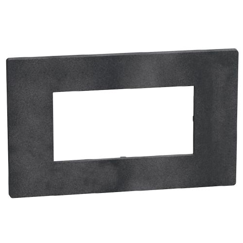 Light Now - Quadro de acabamento - 4 módulos  - Dark Grey