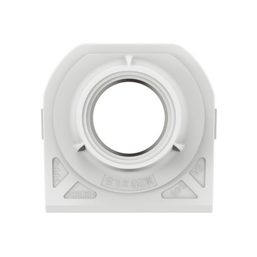 Plexo New IP55 acessórios - Bucim roscado (substituição) 1 entrada ISO20, Branco