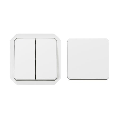 Plexo New IP55 componível - Mecanismo Multifunções reversível, Branco