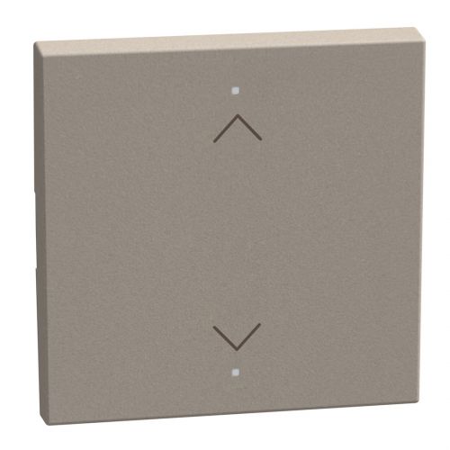 Light Now MYHOME - Tecla com símbolo - Subir/Descer. 2 funções. 2 módulos- Stone