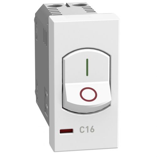 Light Now - Disjuntor magnetotérmico - 2P - 16A - 1 módulo - White