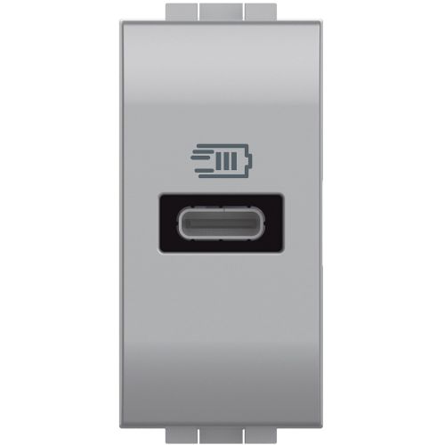 Livinglight - Tomada 1 x USB Tipo-C, 20W, Power Delivery - Tech - 1 módulo