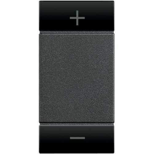 Livinglight MyHOME - Tecla com símbolo Variador - Antracite, 1 módulo