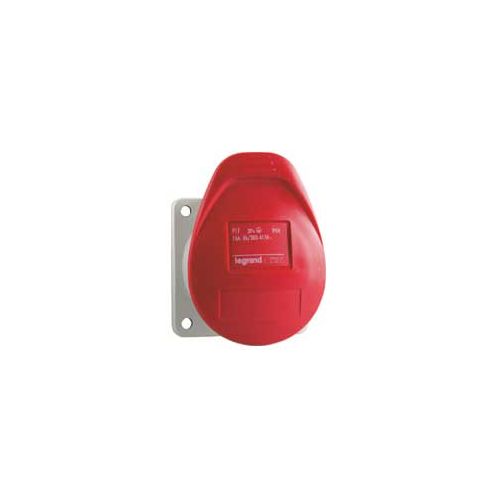 Tomada de encastrar dimensões reduzidas P17  - 16 A- 380/415 V~ - 3P+N+T - IP44