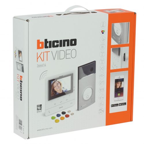 Kit videoporteiro conectado - monitor Classe100X16E e posto externo Linha3000