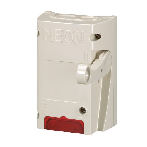 Interruptor de emergência 2P - 16A para anúncio luminoso exterior