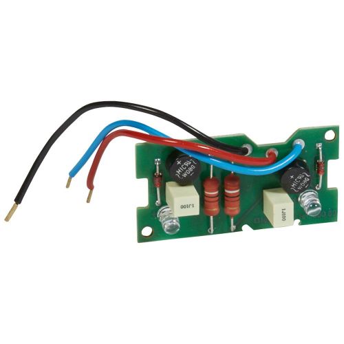 Carta de sinalização com 2 LEDS (vermelho e verde) 12 - 48 V=