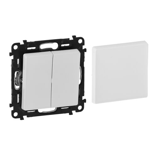 Valena Life - Interruptor multifunções simples / duplo 10 AX - 230 V~ - Branco