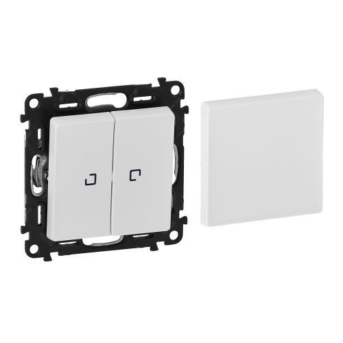 Valena Life - Interruptor multifunções simples/duplo luminoso 10AX- 230V~ Branco