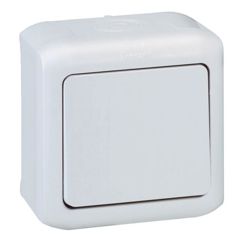 Forix estanque IP 44 - Interruptor simples - 10 AX - 250 V~ - Cinzento