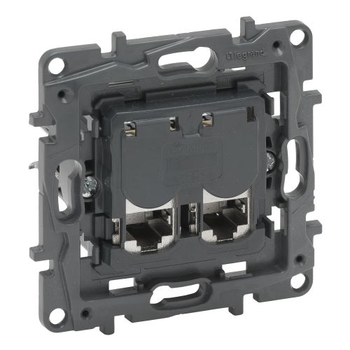 Niloé Step - Tomada RJ 45, Cat. 6 - com 2 saídas STP