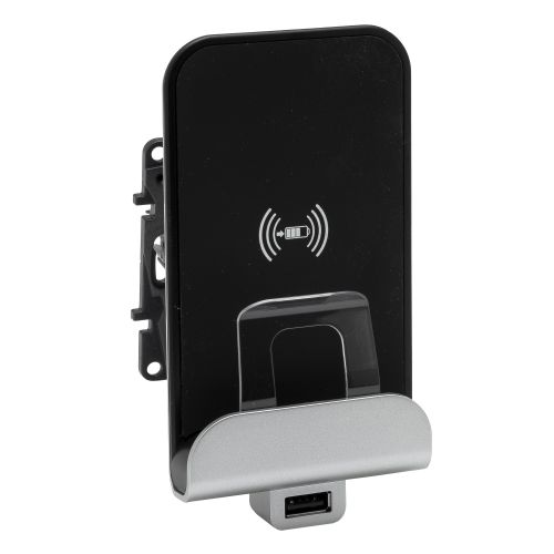 Niloé Step - Carregador de indução (QI WPC) + USB tipo A