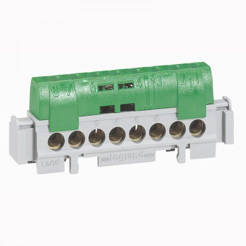 Ligador IP2X - terra verde - 1 x 6 a 25² - 21 x 1.5 a 16² - comp. 176 mm