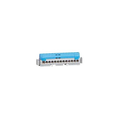 Ligador de repartição IP2X - neutro azul - 8 x 1.5 a 16² - comp. 75 mm