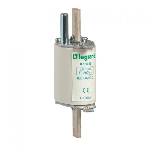 Fusíveis de facas tipo aM - com percutor - tamanho 0 - 100A