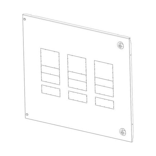 Painel metálico XL³ 4000 para 1-2 DPX³ 630 vertical - com diferencial