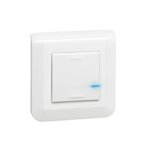 Interruptor de iluminação conectado s/ neutro - branco - Mosaic with Netatmo 
