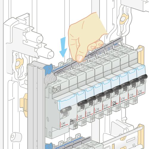 Pente HX3 unipolar - Comp. 13 módulos - entre-eixos dos dentes: 1 módulo