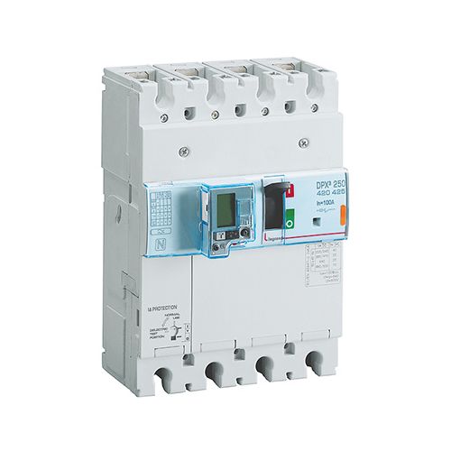 Disj. Elet. S2 c/unidade medida e diferencial DPX³ 250 Icu 25 kA 400 V~ 4P 100 A