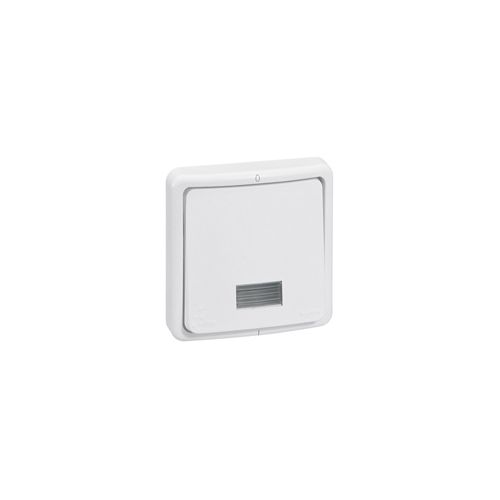 Plexo 66 - Interruptor Bipolar com visor - 20 A - Encastrar - IP66/IK08 - Branco