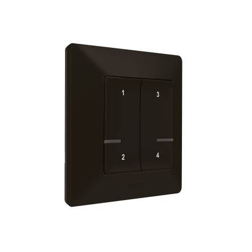 Comando 4 cenários preto Valena Life with Netatmo