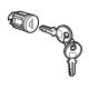 Canhões de chave para portas metal/vidro XL³ - tipo 405 - fornecido com 2 chaves