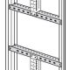 Jogo de 2 Travessas fixas XL³ 4000  para chassis parciais - comprimento 600 mm