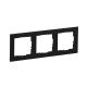 Suno - Quadro triplo, Preto mate