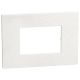 Light Now - Quadro de acabamento - 3 módulos  - White Mica