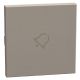 Light Now - Tecla axial com símbolo campainha - 2 módulos - Stone