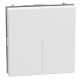 Light Now - Comutador escada axial iluminável - 10 AX-250 V~ - 2 módulos - White