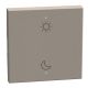 Light Now MYHOME - Tecla com símbolo - Acordar/Deitar, 2 funções, 2 mód - Stone