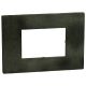 Light Now - Quadro de acabamento - 3 módulos  - Dark Green