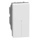 Light Now - Comutador escada axial iluminável - 10 AX-250 V~ - 1 módulo - White