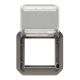 Plexo New IP55 componível - Adaptador Mosaic com tampa transparente, Antracite
