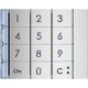 New Sfera - Frontal para módulo teclado digital (code-lock) - Alumínio