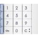 New Sfera - Frontal para módulo teclado digital (code-lock) - Branco