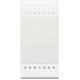 Livinglight - Comutador escada iluminável, Lig. Automáticos - Branco, 1 módulo