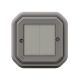 Plexo with Netatmo - Interruptor duplo, sem fios e sem bateria, Cinzento