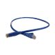 LCS3 - Cordões RJ 45 cat. 6 - U/UTP impedância 100 Ω - PVC - azul - 0,5m 