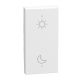 Light Now MYHOME - Tecla com símbolo - Acordar/Deitar, 2 funções, 1 mód - White