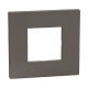 Light Now - Quadro de acabamento - 2 módulos - Moka Stone