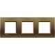Livinglight - Quadro triplo H / V - Bronze