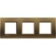 Livinglight - Quadro triplo H / V - Bronze